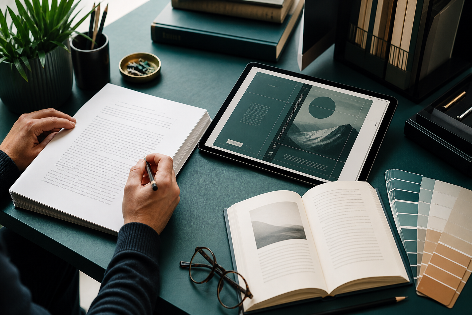 Professional manuscript review and book design